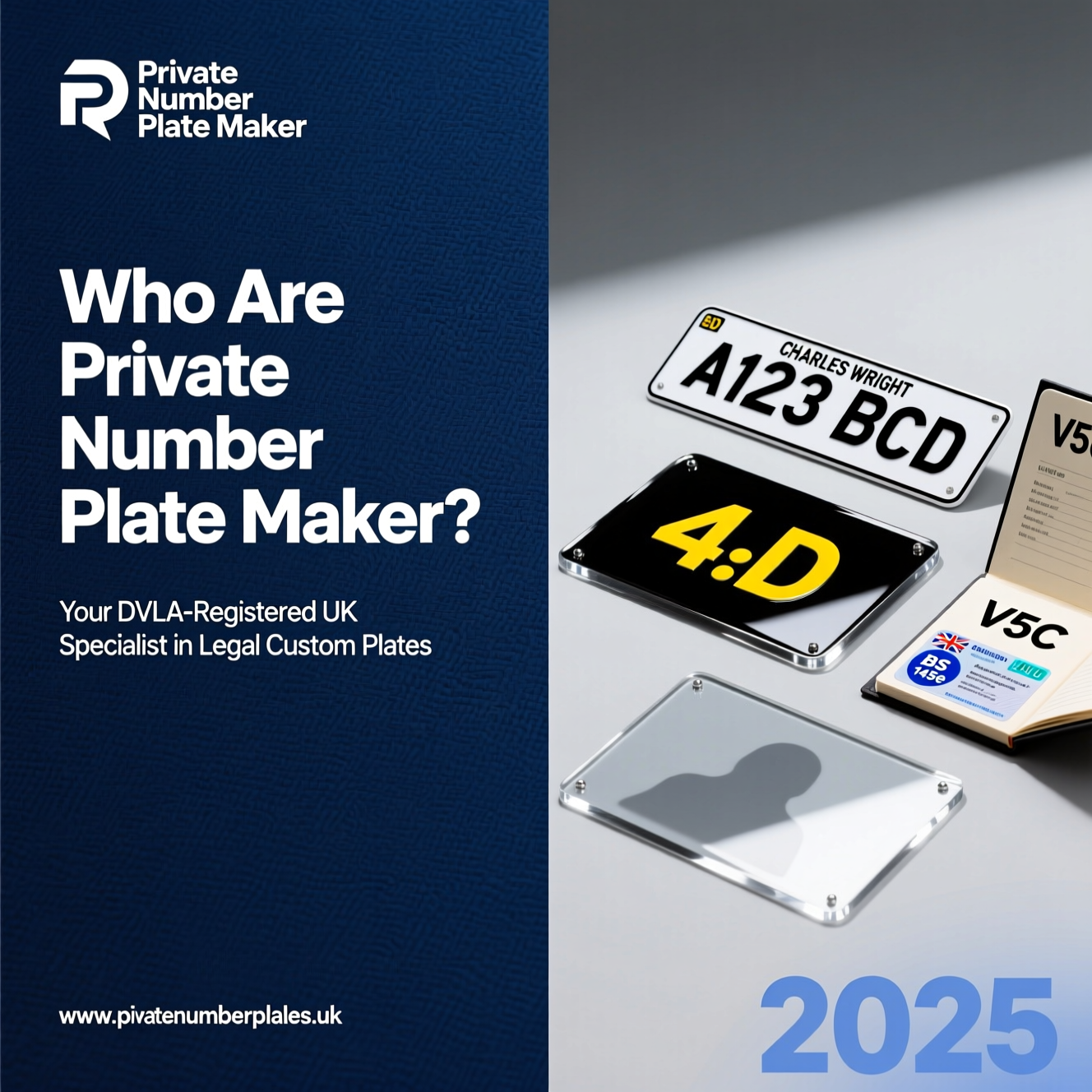 Who is Private Number Plate Maker? Your Trusted UK Specialist for  DVLA-Registered Custom Number Plates