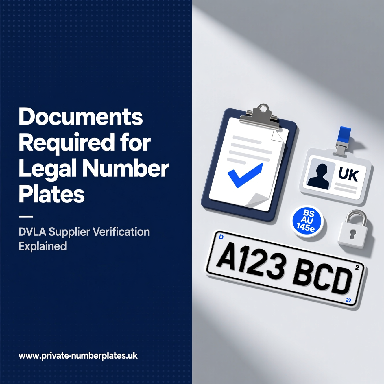 Documents Required for Legal Number Plates: Complete DVLA Supplier Verification Guide