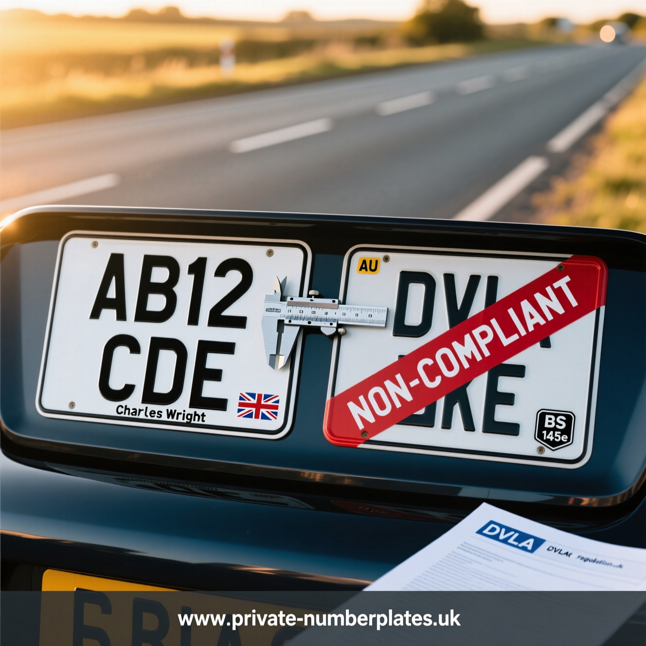 The Charles Wright Font: Why It’s Mandatory for All UK Vehicle Registration Plates