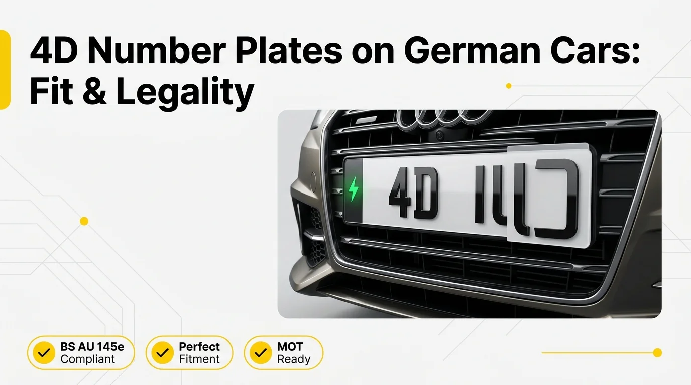 4D Number Plates on German Cars: Fit, Aesthetics & Legality Guide