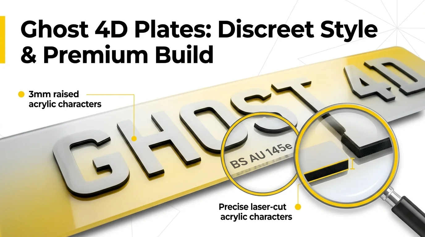 Ghost 4D Plates: The Ultimate Blend of Discreet Style and Premium Build