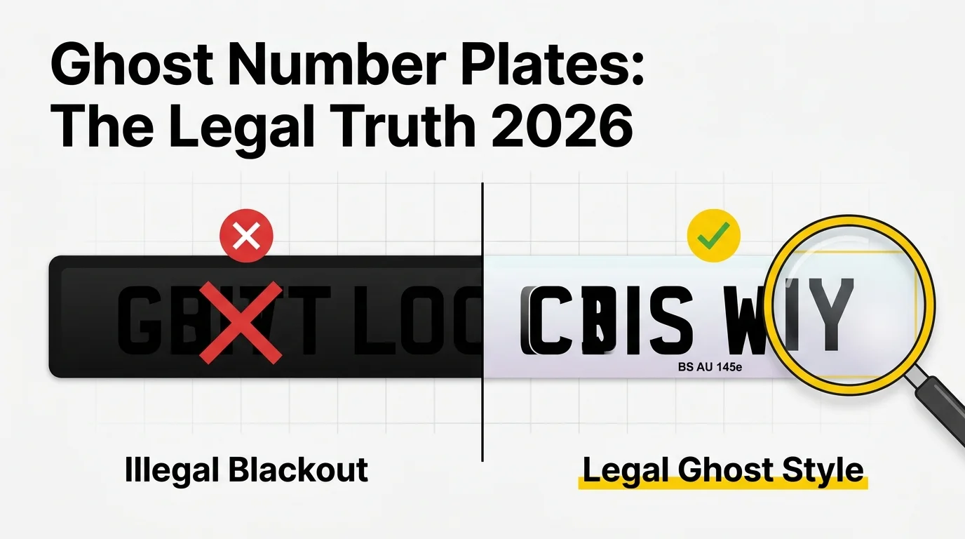 Ghost Number Plates: The Legal Truth Behind the “Stealth” Look in 2026