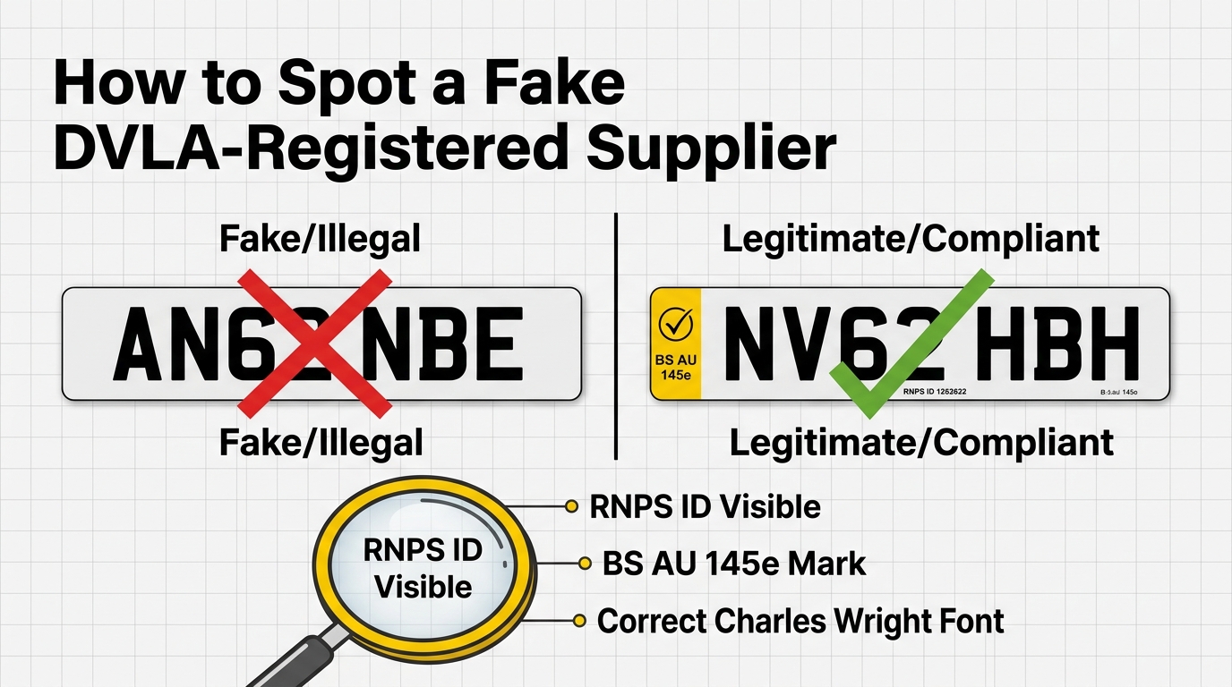How to Spot a Fake DVLA-Approved Number Plate Supplier in 2026