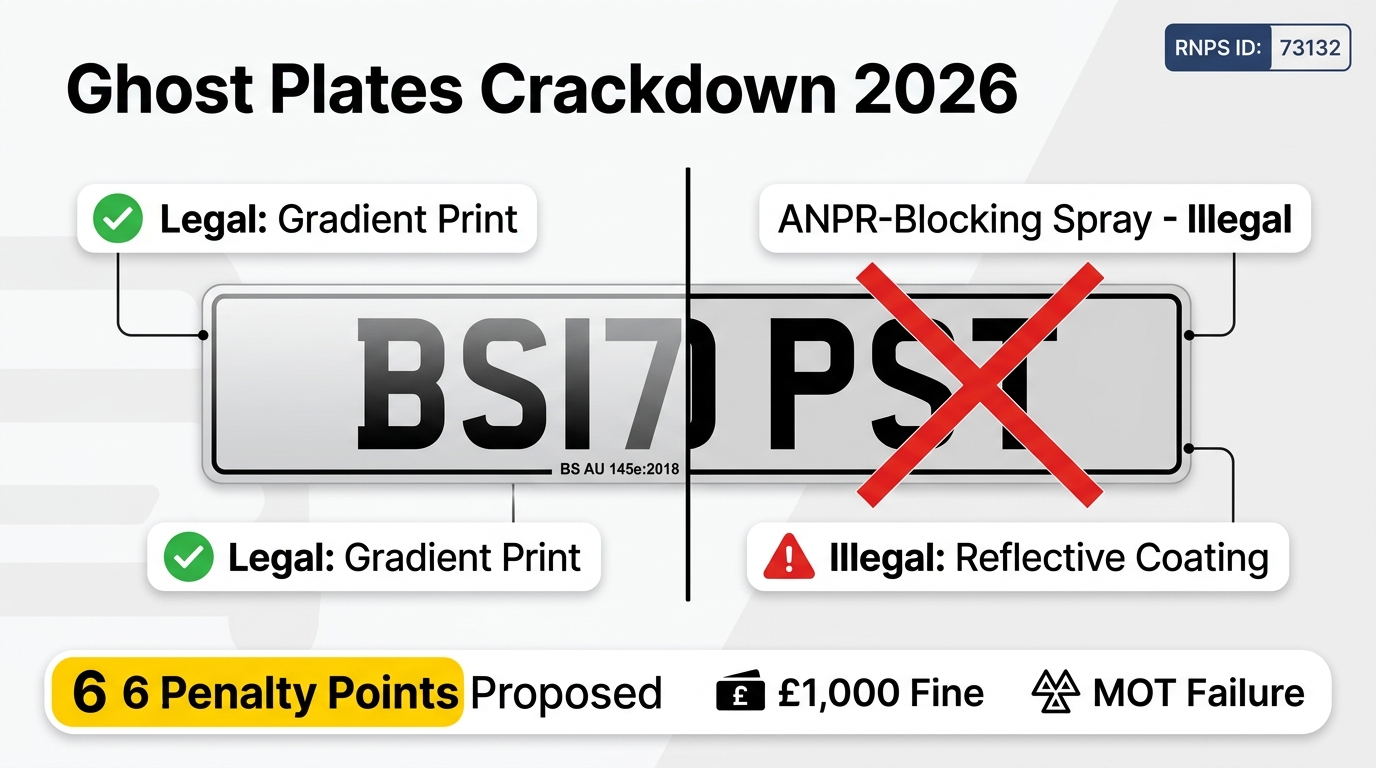 Ghost Plates Crackdown 2026: What the New Penalty Points Mean for UK Drivers