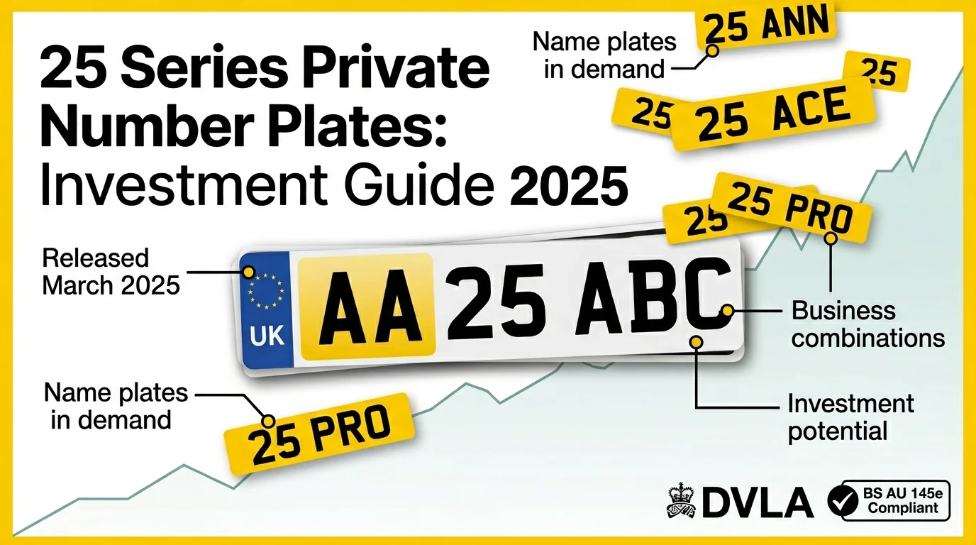 The 25 Series: Which Private Number Plates Will Be Valuable Investments?